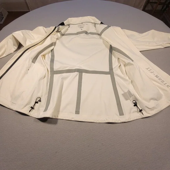 Nike Golf Storm-FIT 10 Waterproof‎ Jacket Women's XL White Full Zip Rain Shell - Picture 7 of 13